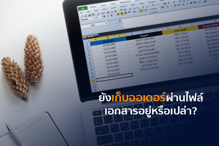 ระบบตัวแทนจัดเก็บออเดอร์คำสั่งซื้อแบบ